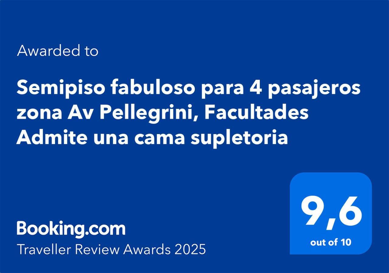 Semipiso Fabuloso 4 Pasajeros Zona Av Pellegrini, Facultades Admite Cama Supletoria * Rosario